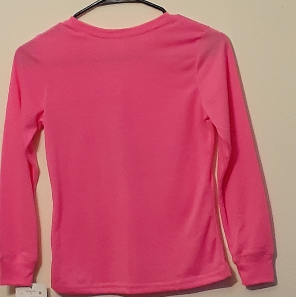 Falls Creek Hot pink long sleeved top with unicorn size 10 - Picture 2 of 4